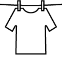 Air drying icon